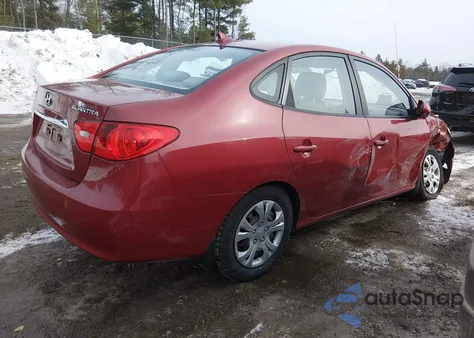 2010 Hyundai Elantra Gls from USA, damaged, VIN KMHDU4AD5AU919397